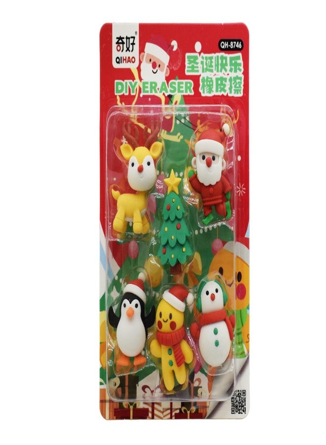 Asera Cutest & Newest Christmas Erasers for Kids Gifts for Christmas Party (Pack of 1) - Image 3